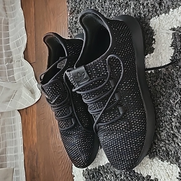Adidas Mens Lifestyle Sneakers | Tubular Shadow Ck Black/Solar Red sz 8 main image 7